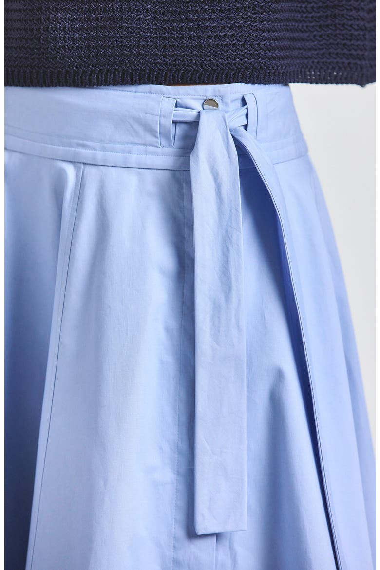 Sage Wrap Skirt, Alternate, color, LIGHT BLUE