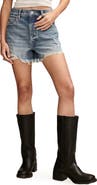 Lucky Brand High Waist Denim Mom Shorts