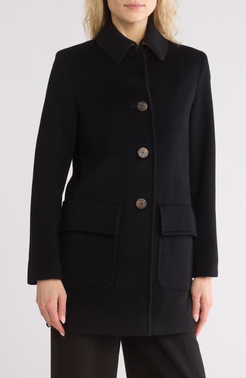 Wool Blend Barn Jacket