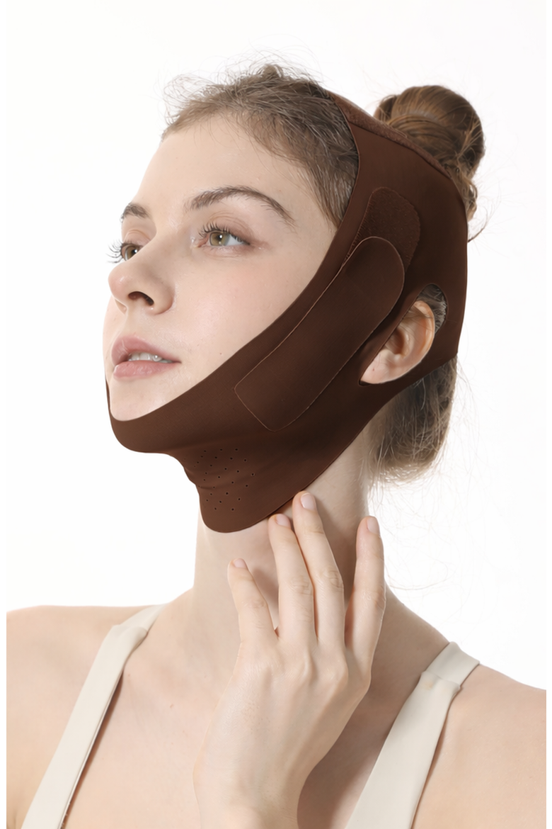 Snatched Jaw Strap, Main, color, Brown