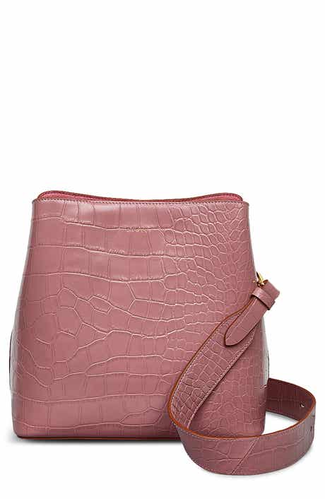 Radley Medium Duke's Place Croc-Embossed Leather Crossbody Bag
