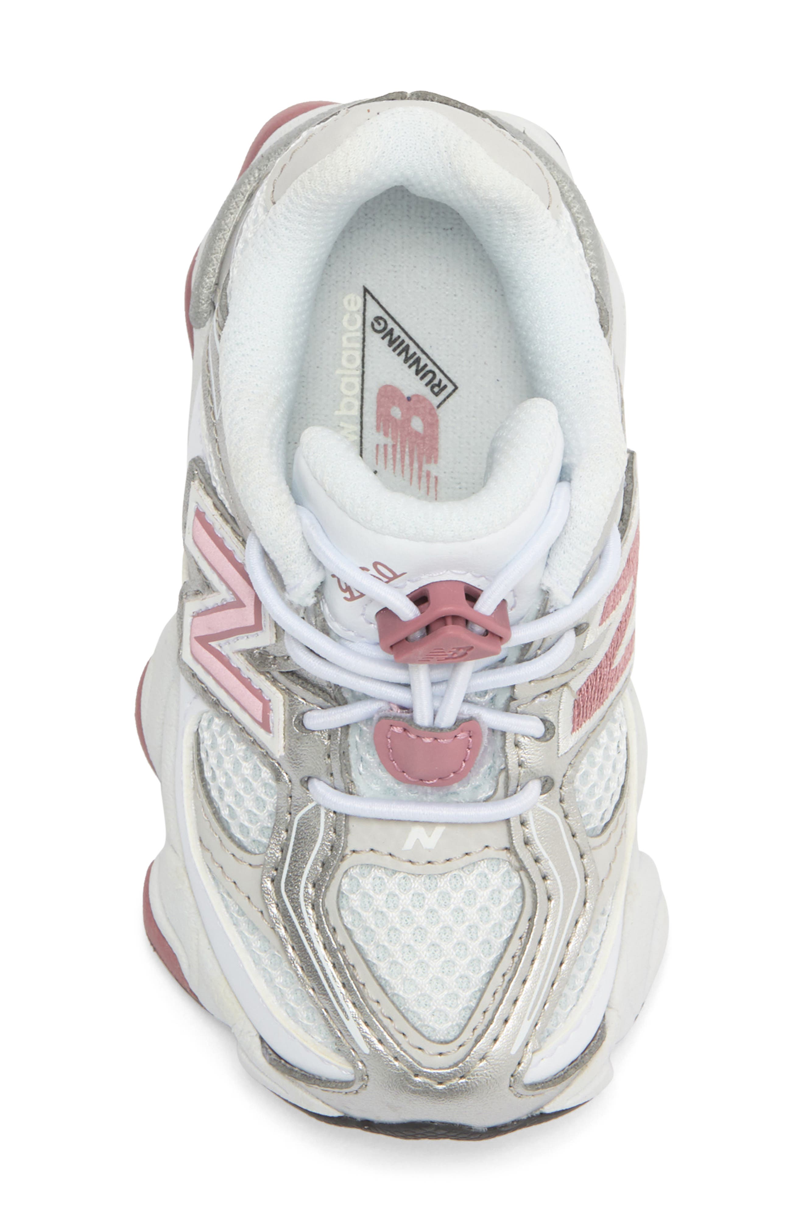 New Balance Kids' 9060 Sneaker, Alternate, color, Nb 103 White/ Rosewood