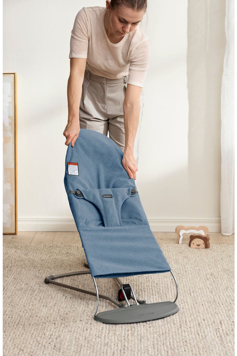 Bliss Convertible Baby Bouncer, Alternate, color, BLUE