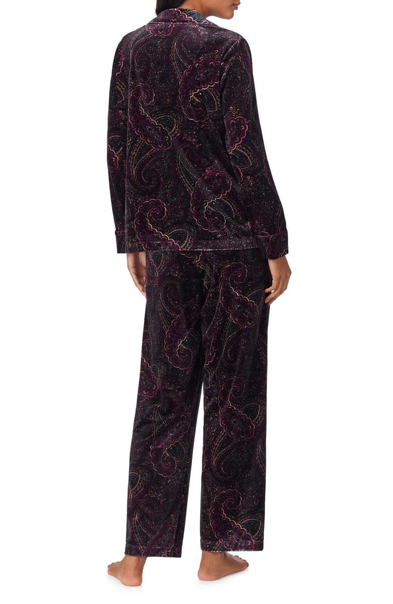 Lauren Ralph Lauren Paisley Print Pajamas, Alternate, color, 