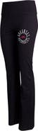 CONCEPTS SPORT Women's Concepts Sport Black Arkansas Razorbacks Enclave Tri-Blend Flared Leggings