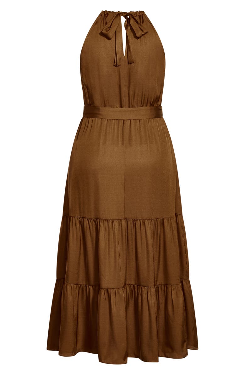 City Chic Tiered Maxi Dress, Alternate, color,