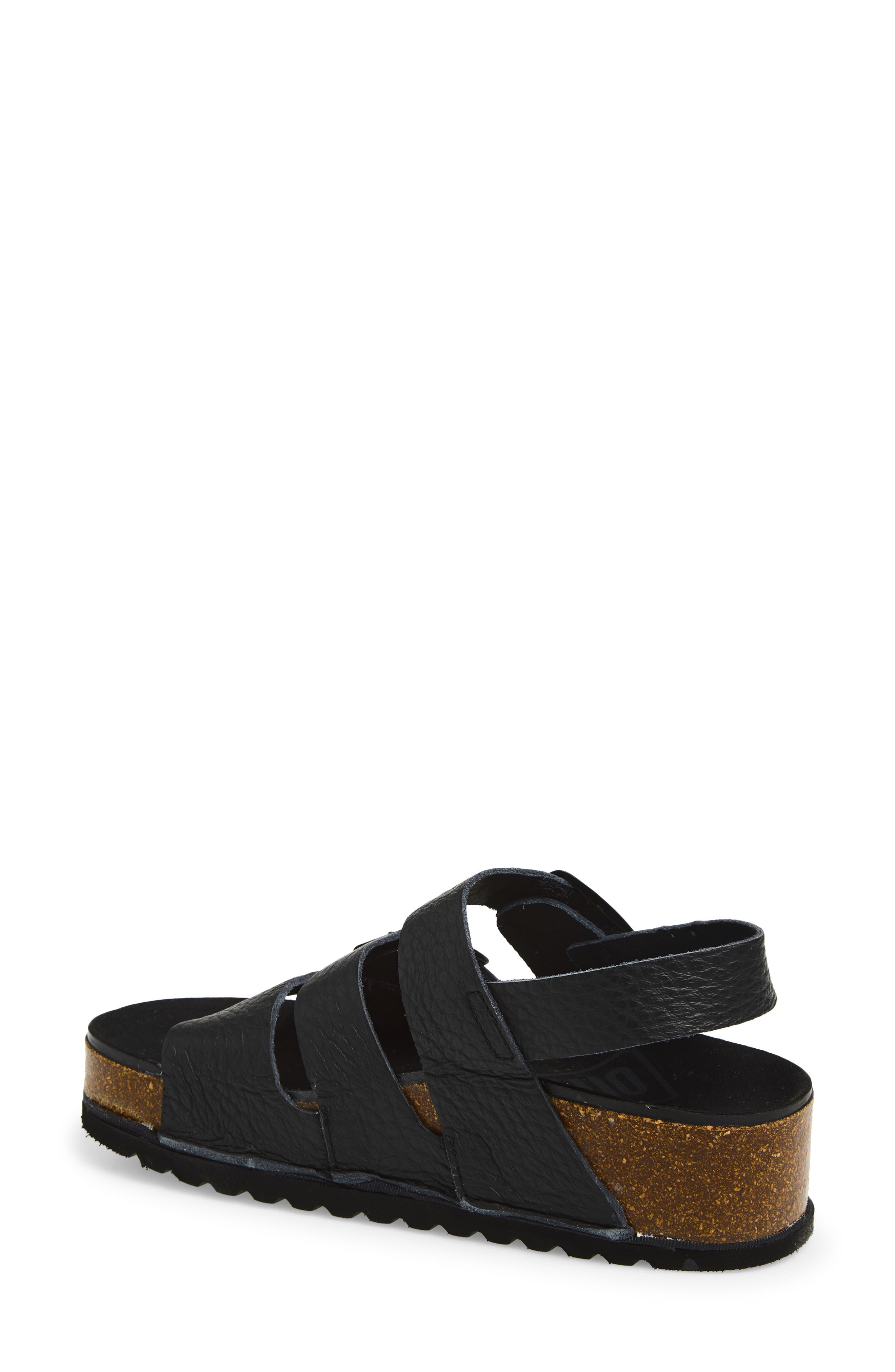 On Foot Naoshima Slingback Sandal, Alternate, color, Nirvana Negro