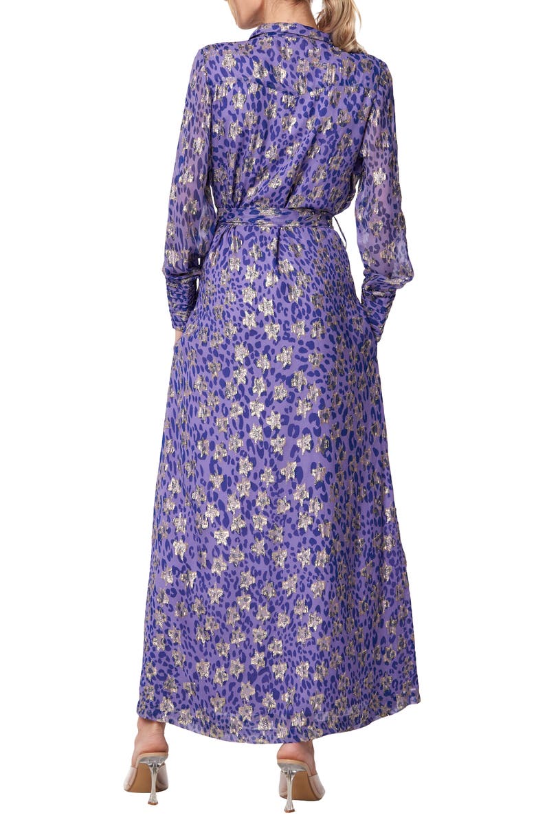 CIEBON Jynai Long Sleeve Shirtdress, Alternate, color, Lavender