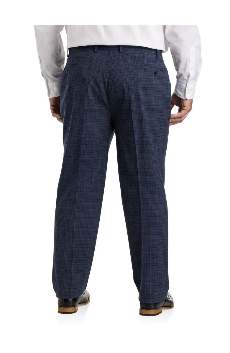 Michael Kors Check Patterned Suit Pants, Alternate, color, Blue