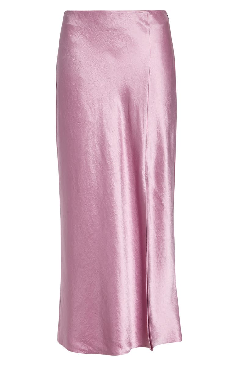 Jason Wu Collection Bias Cut Washed Twill Slip Skirt, Main, color, Peony