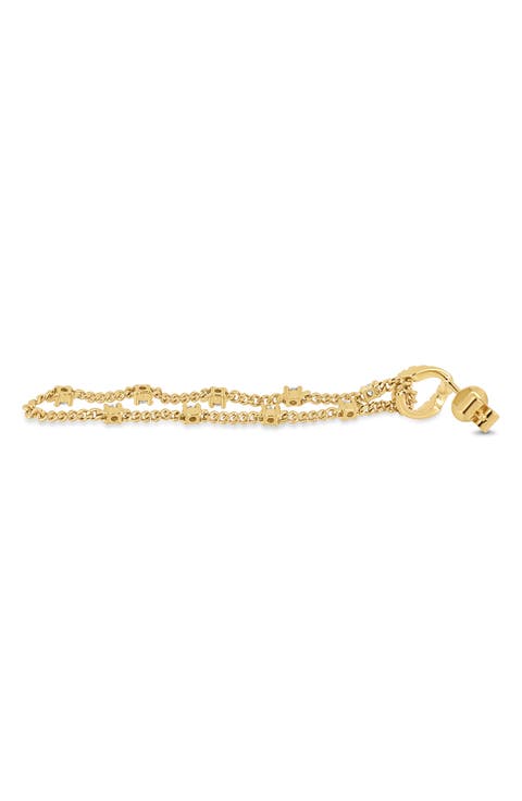 18K Gold Varda Diamond Chain Drop Earrings (Online Trunk Show)