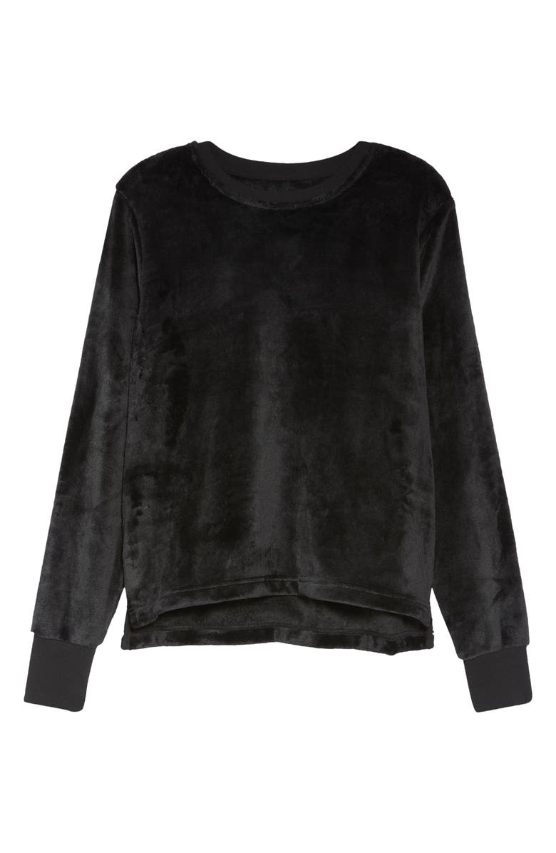 UGG<sup>®</sup> High Pile Double Face Fleece Crewneck Top, Alternate, color,