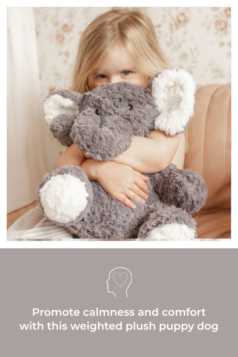 Microwavable and Weighted Plush Buddies, Alternate, color, Eleanor the Elephant 