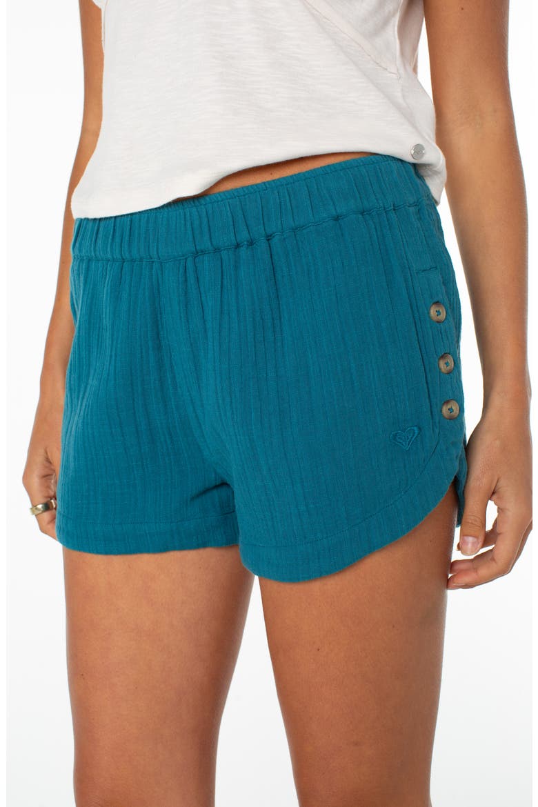 Seafront Cotton Shorts, Alternate, color, DRAGONFLY