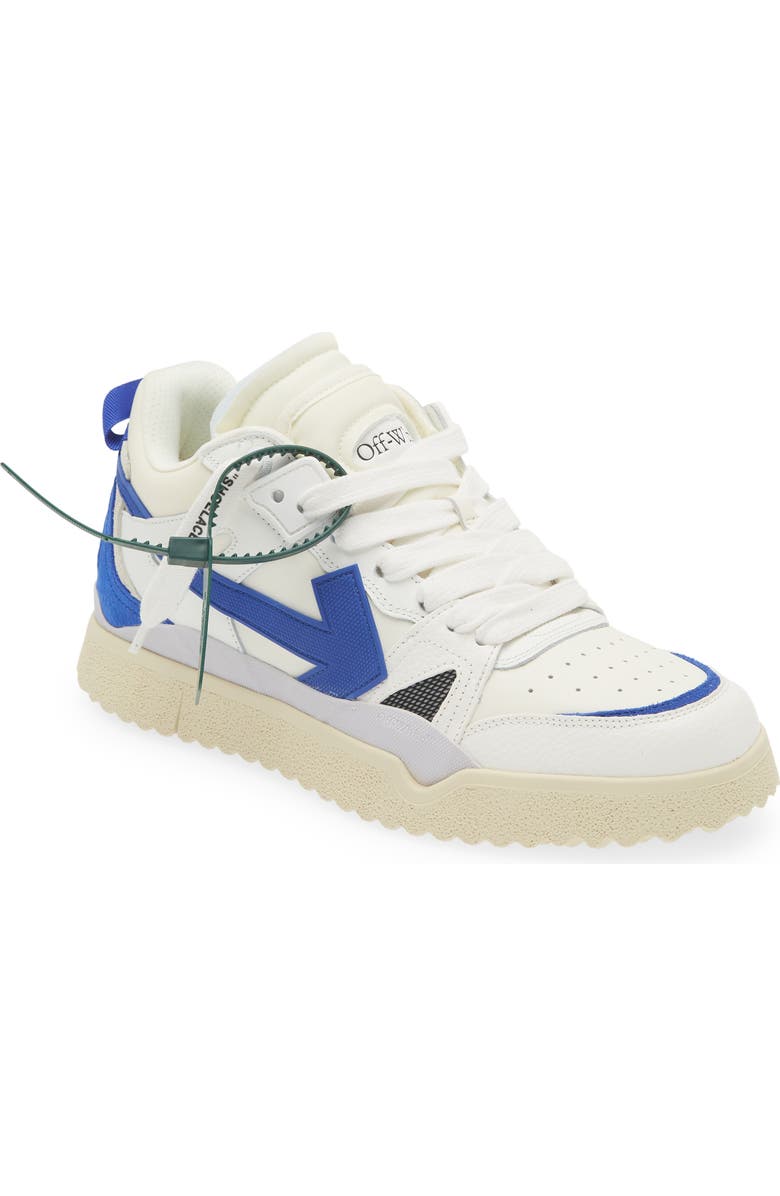 Off-White Mid Top Sponge Sneaker, Main, color,