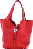 Pre-Owned Hermes Picotin Lock Bag Clemence MM