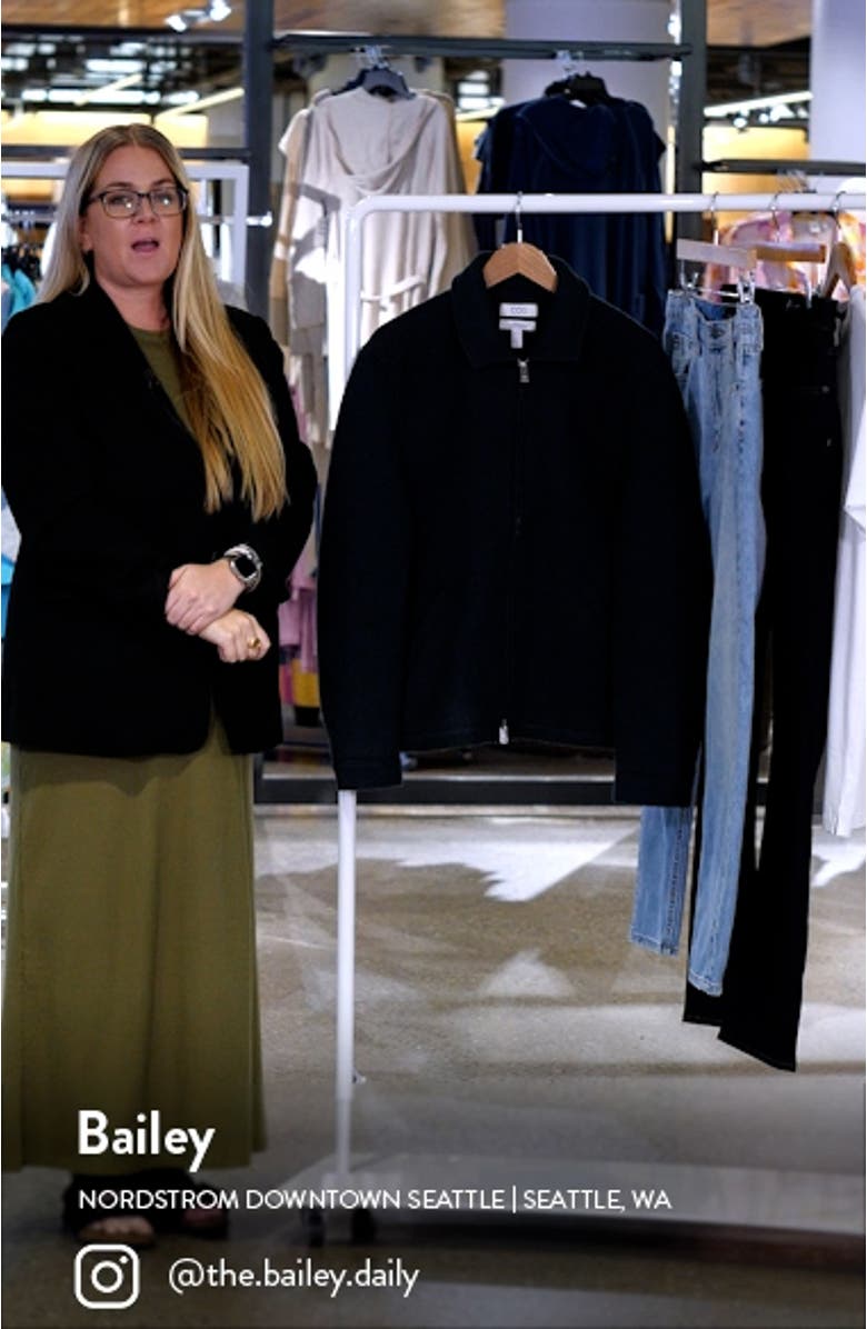 Zip Wool Jacket, sales video thumbnail