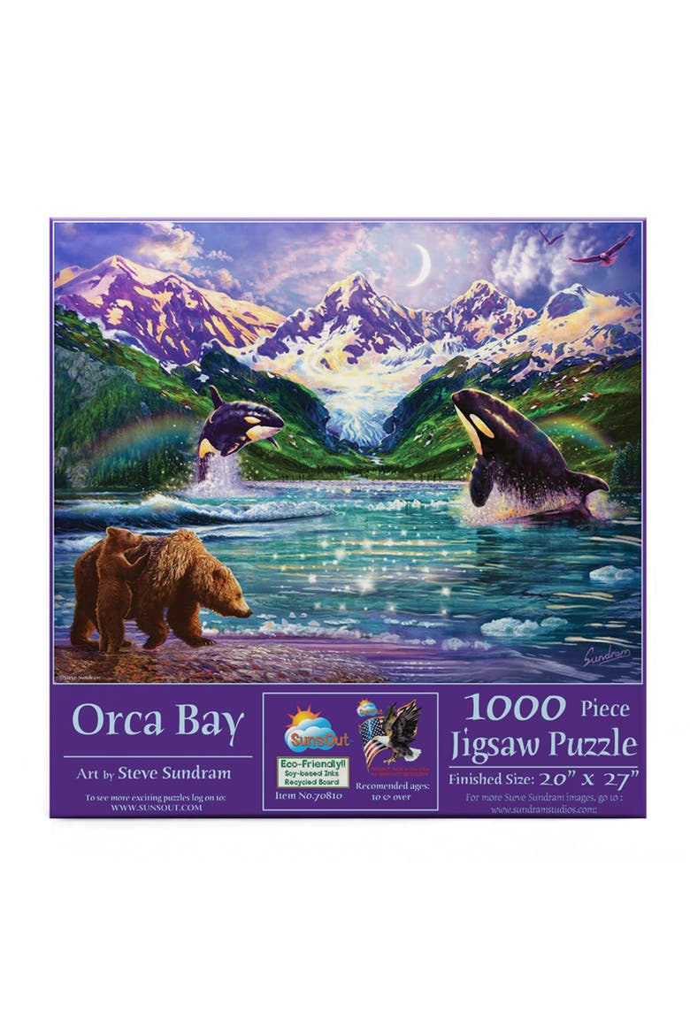 Orca Bay 1000 piece Jigsaw Puzzle for Adults, Alternate, color, Multicolor