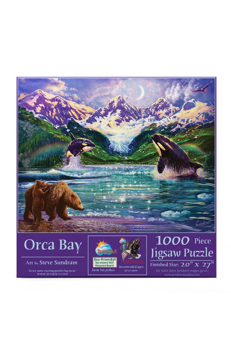 Sunsout Orca Bay 1000 piece Jigsaw Puzzle for Adults, Alternate, color, Multicolor