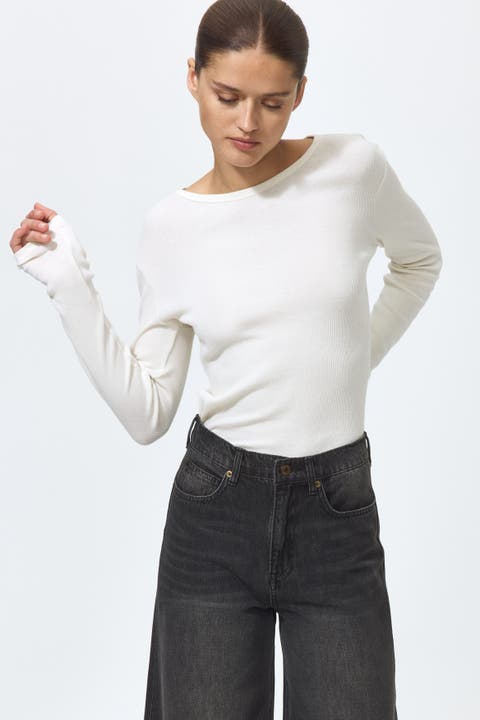 Super wide high waist jeans