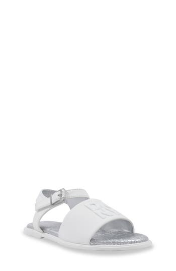 Dkny Little And Big Girls Val Alexandria Sandal In White