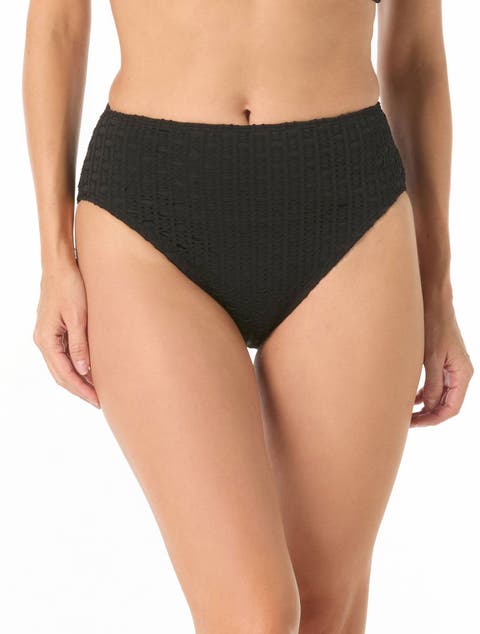 Crochet High Waist Swim Bottom