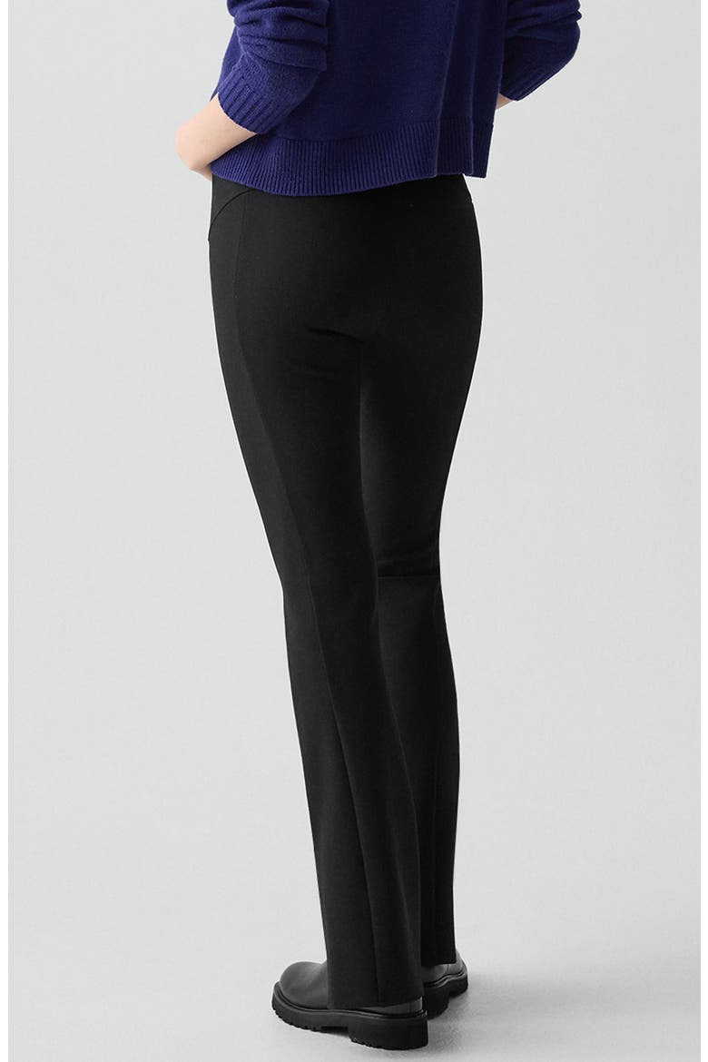 Slit Flare Leg Pants, Alternate, color, BLACK