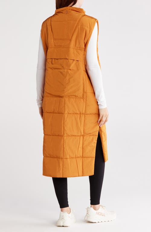 Fp Movement By Free People On The Move Packable Vest In Orange