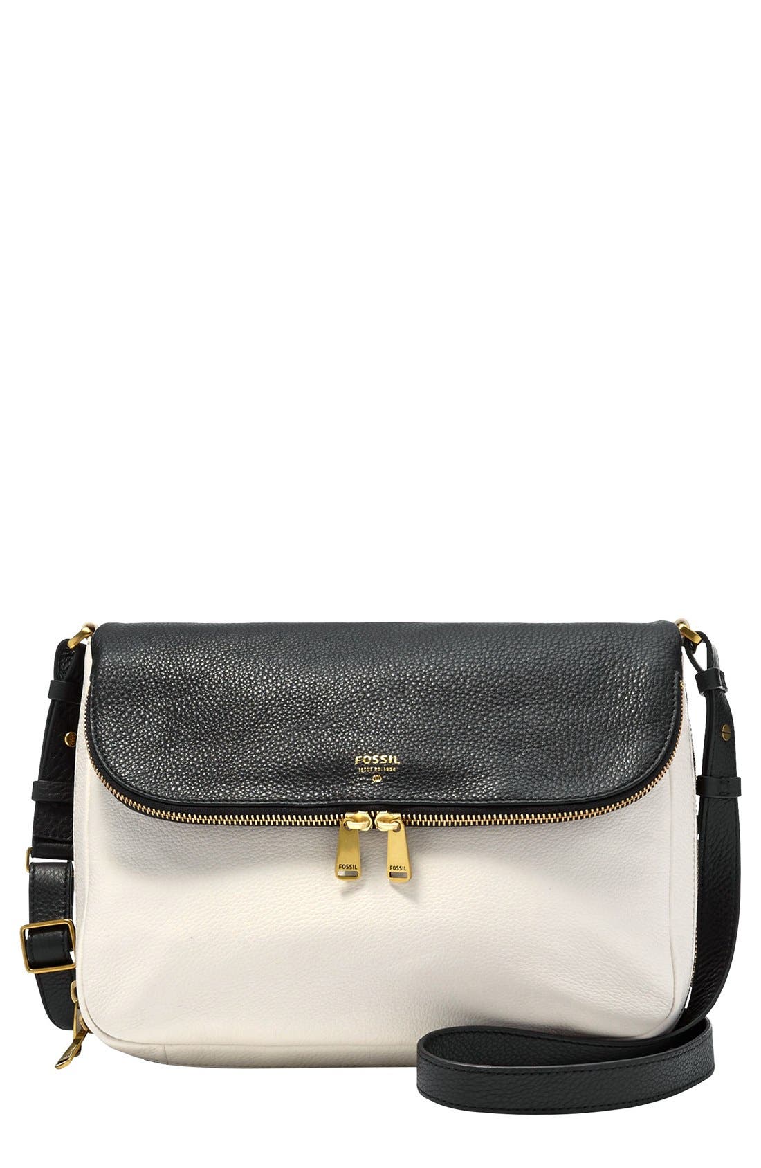 'Preston' Crossbody Bag, Main, color, BONE