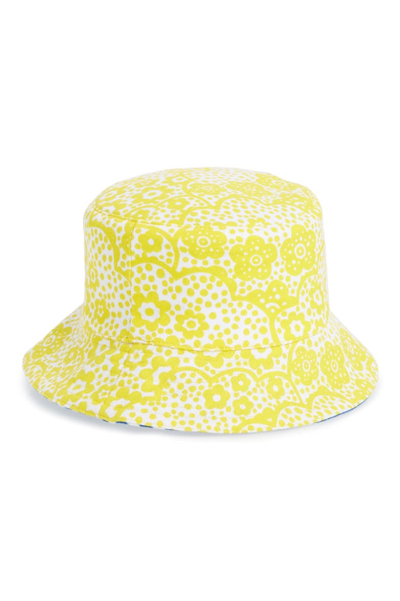 Jersey Reversible Bucket Hat, Main, color, SUNSHINE YELLOW