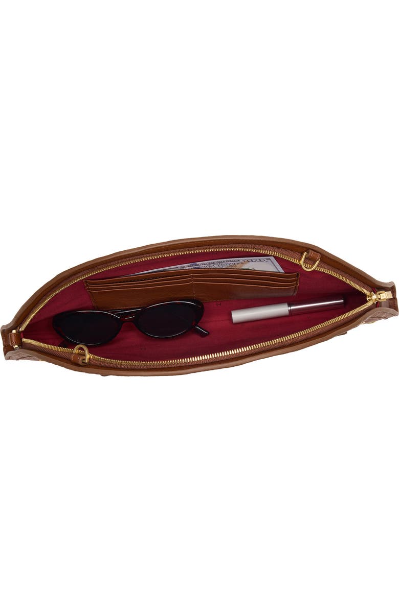 HAMMITT Shelley Leather Clutch, Alternate, color,
