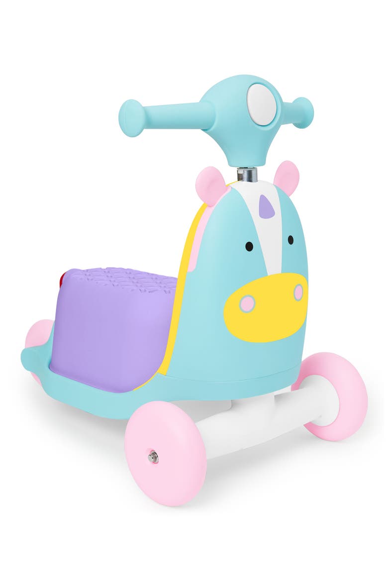 Zoo Ride-On Unicorn Toy, Alternate, color, UNICORN