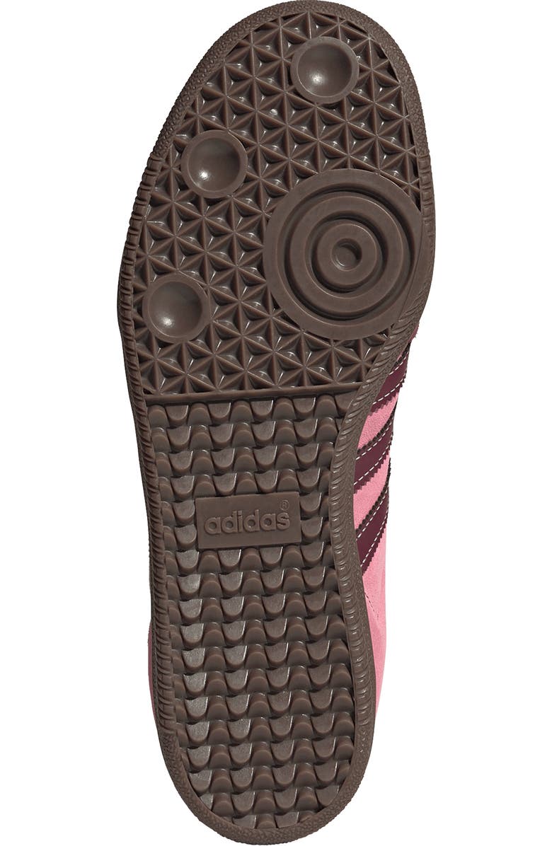 adidas Samba OG Sneaker, Alternate, color, Pink Spark/ Shadow Red/ Gum5