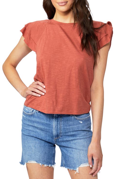 Linnea Ruffle Sleeve T-Shirt