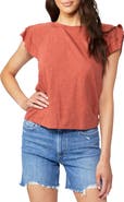 PAIGE Linnea Ruffle Sleeve T-Shirt