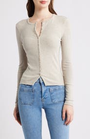 FRAME The Rib Splay Top