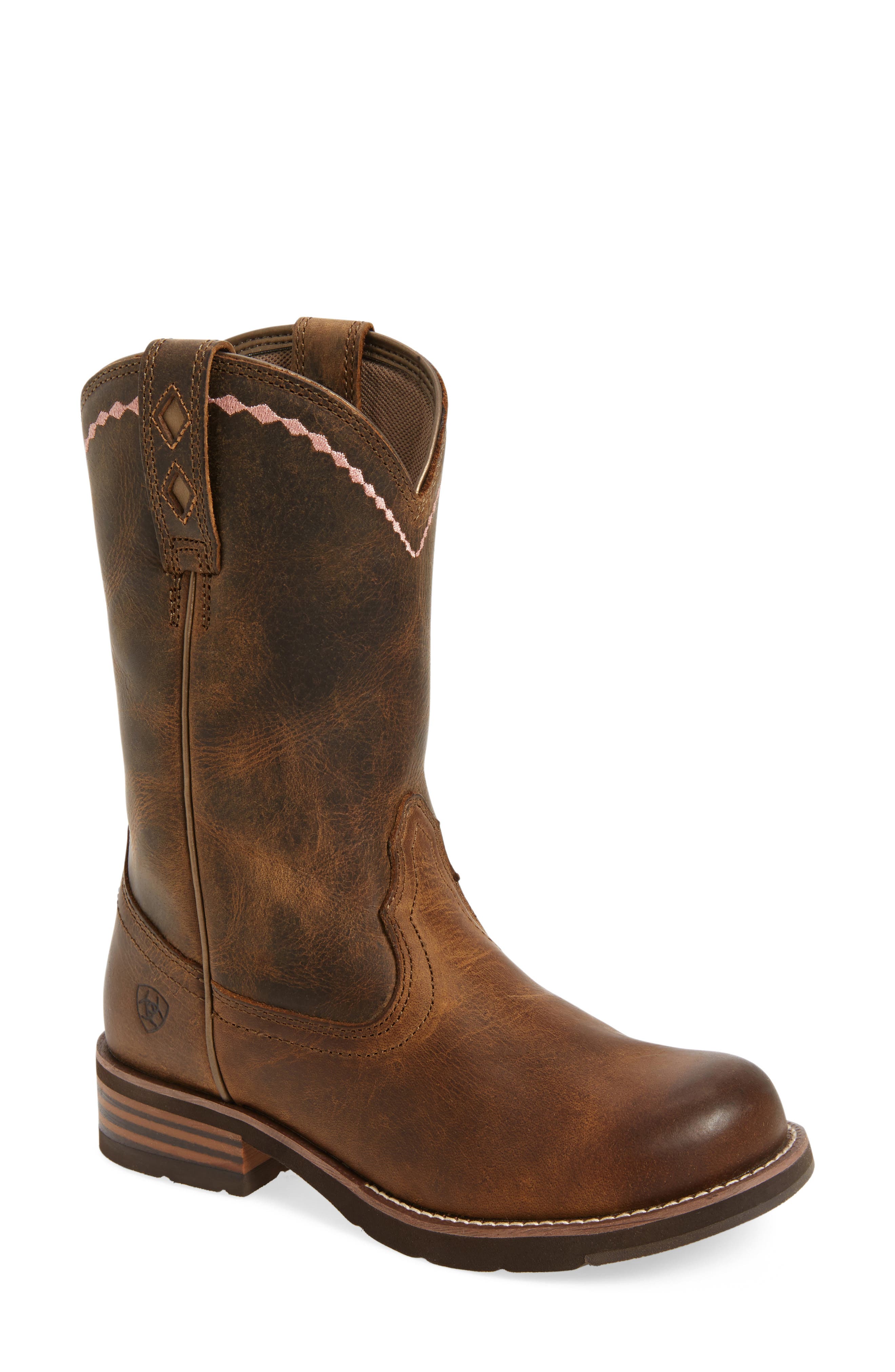 Ariat Unbridled Roper Western Boot, Main, color, 
