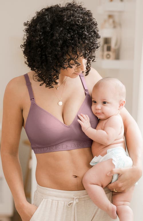 Kindred Bravely Sublime Contour Hands-free Pumping & Nursing Bra In Twlilight In Purple