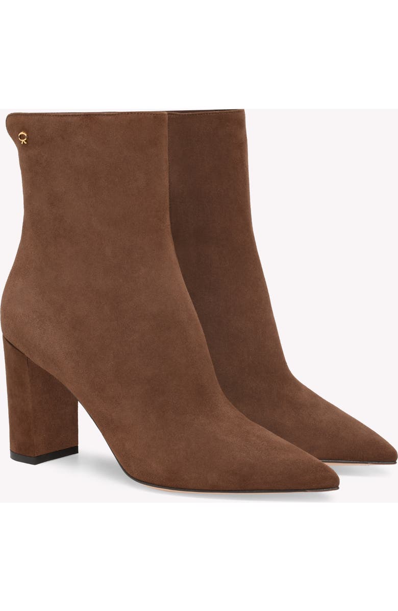 Gianvito Rossi Lyell Booties, Alternate, color, Brown Suede