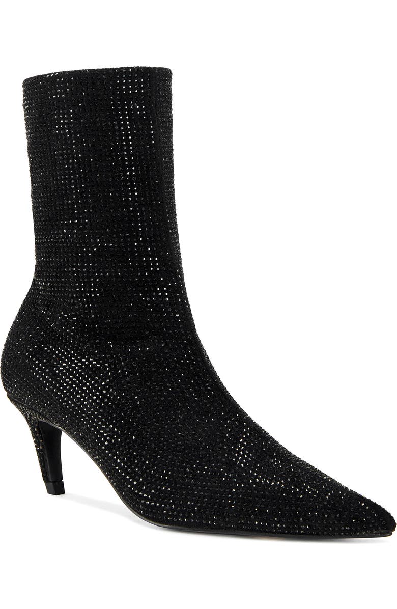 AZALEA WANG Nerola Pointed Toe Bootie, Main, color, Black