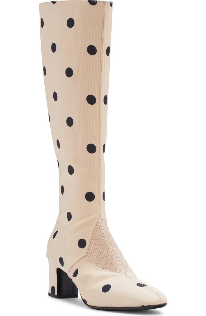 Valentino Garavani Equivogue Polka Dot Boot, Main, color,