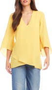 Karen Kane Asymmetrical Crepe Top