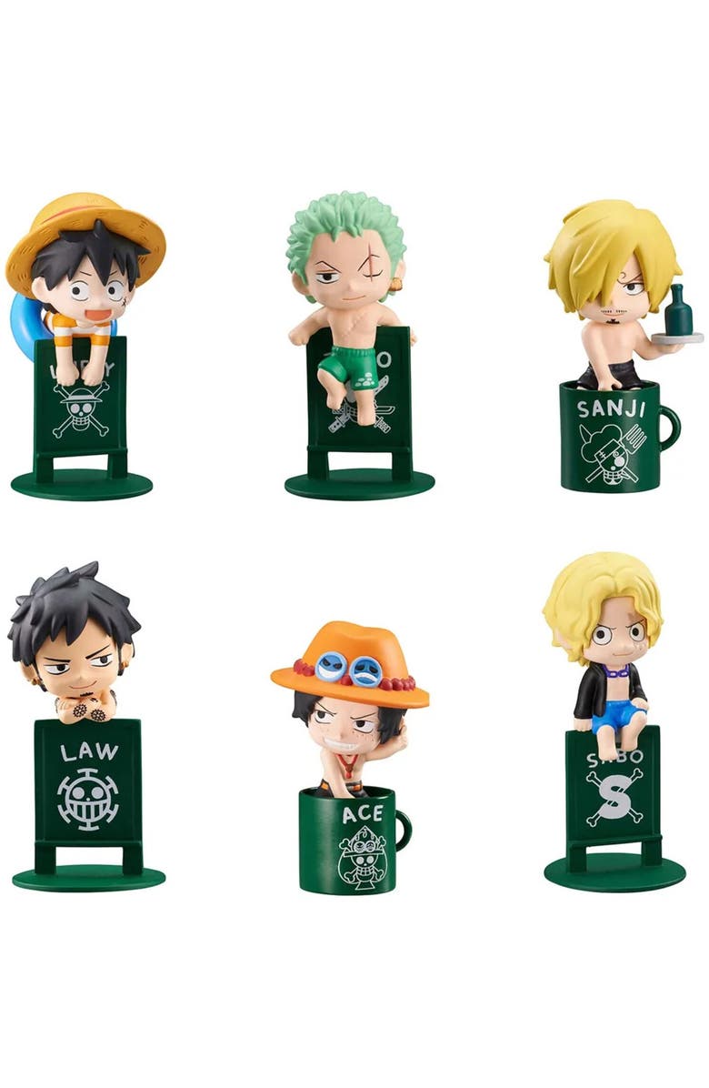 Bandai Megahouse One Piece Pirates On Vacations (Box/8) O, Main, color, Multicolor