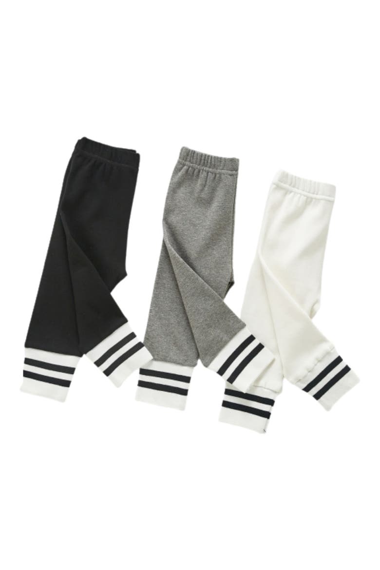 Ollie Stripe Cotton Pants, Alternate, color, WHITE
