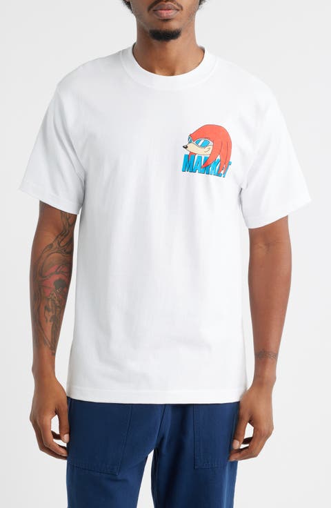 x Sonic Knuckles Cotton Graphic T-Shirt