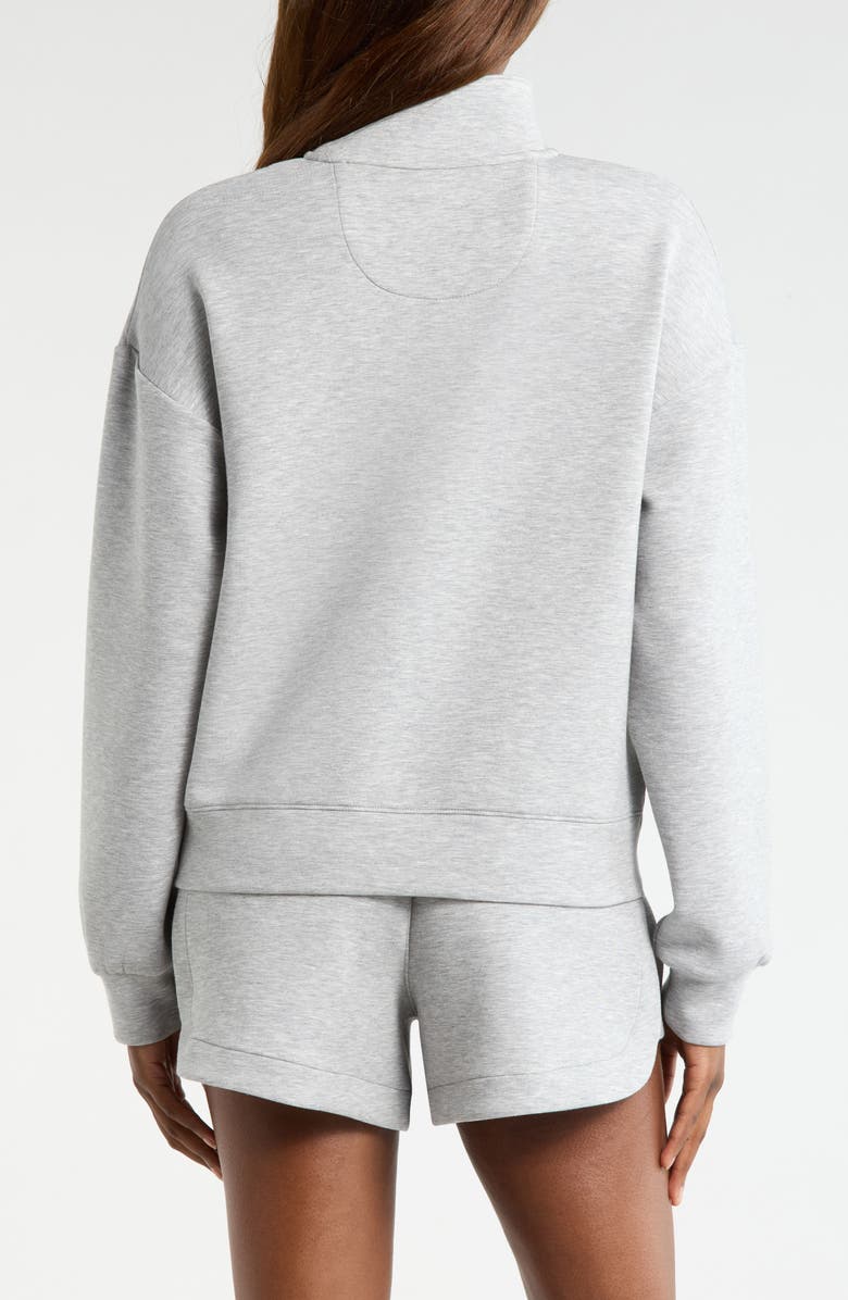 MPG Dreamweave Crossover Quarter Zip, Alternate, color, Heather Concrete