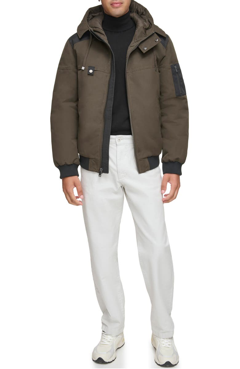 Andrew Marc Wolmar Waxed Insulated Jacket, Alternate, color, 