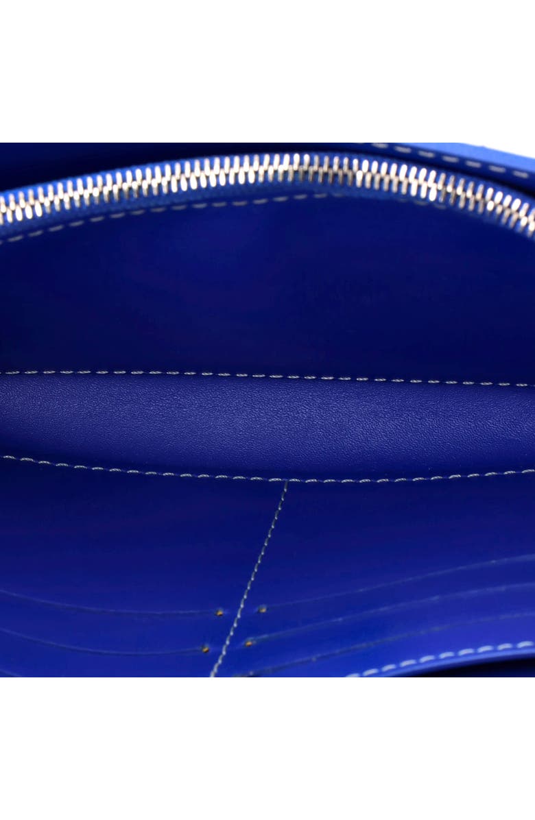 Pre-Owned Goyard Varenne Continental Wallet with Strap Coated Canvas, Alternate, color, Blue