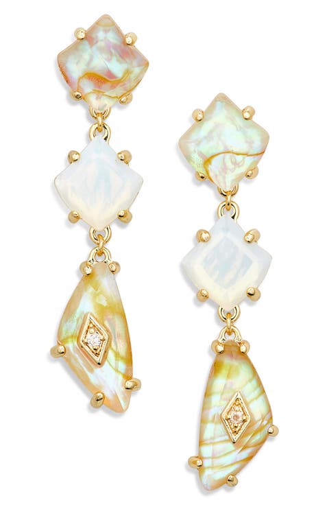 Biana Linear Drop Earrings