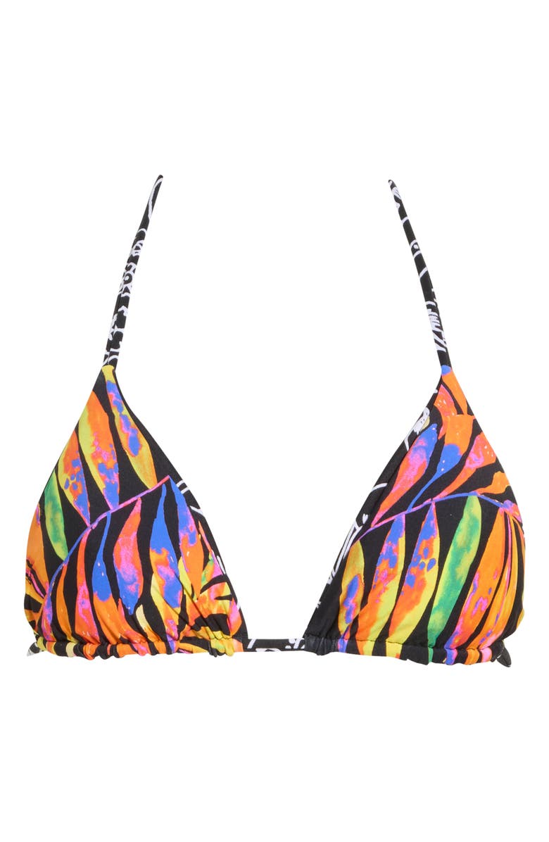 Maaji Balmy Reversible Bikini Top, Alternate, color, Black